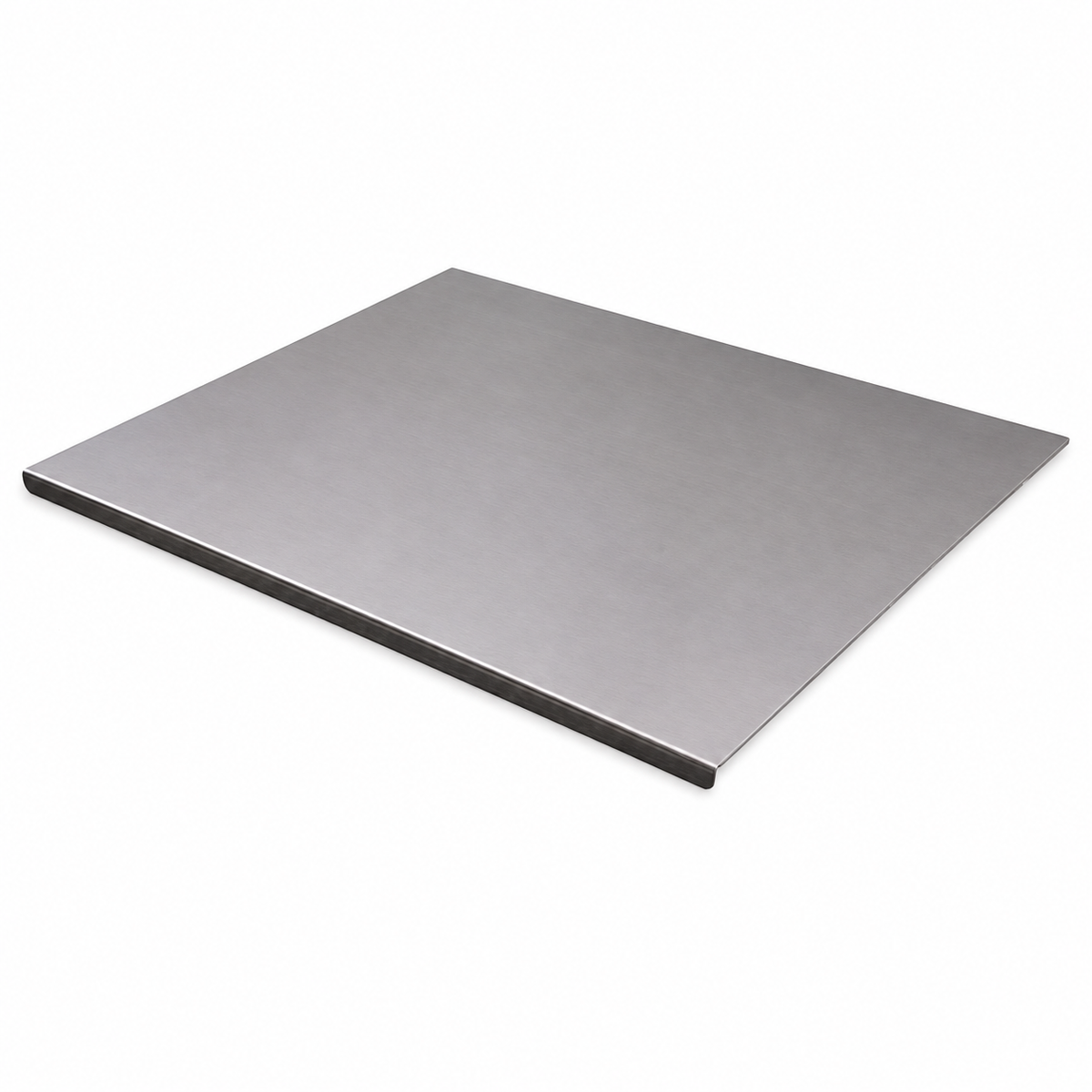 Stainless Steel Cutting Board with Lip, Metal Chopping Board for Meat