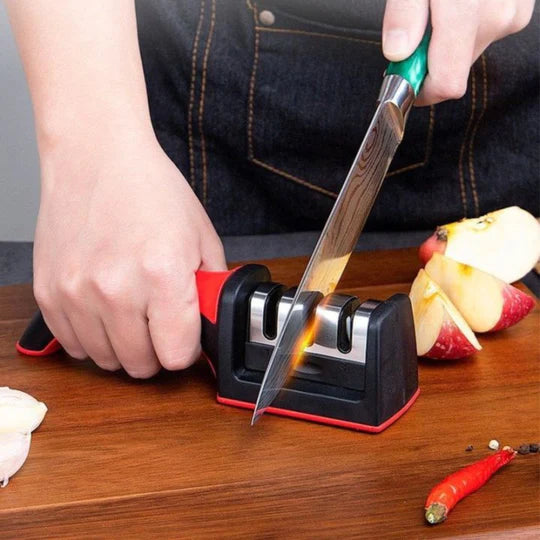 4-in-1 Knife Sharpener – Sharpen Any Kitchen Knife in Seconds | Chef, Scissors & More